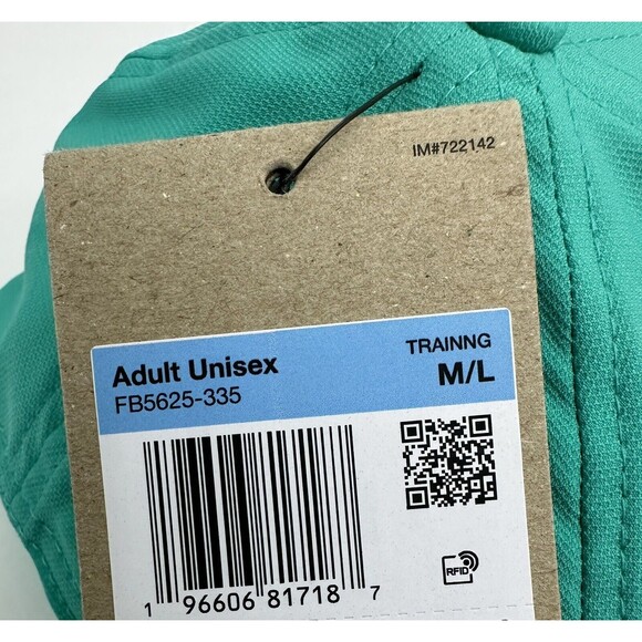 Nike‎ Hat Unisex Adjustable Dri FIT Club Cap Structured Swoosh Jade Green White - Picture 11 of 11